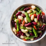 Three Bean Salad Recipe with Green Beans in 17 Minutes