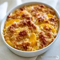Traditional Peach Crisp Recipe with Oats