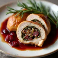 Cranberry Sage Stuffed Turkey Breast Christmas Recipes