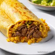 Classic Beef Burrito with Spanish Rice My Ultimate Fiesta Recipe