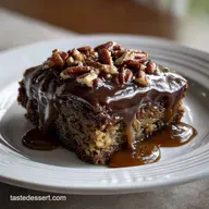 Texas Sheet Cake: Moist Chocolate with Fudge Glaze