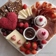 Valentines Day Charcuterie - Romantic Holiday Board