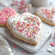 Cutest Valentines Day Sugar Cookie with Royal Icing: No Spread