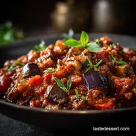 Eggplant and Tomato Sauce Rich Velvety Italian Ragu Recipe