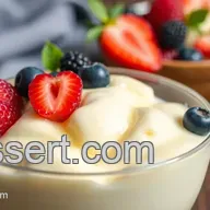 Easy Whisked Vanilla Pudding with Berries Delight: A Family Favorite