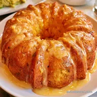 Zucchini Lemon Bundt Cake for 14 Slices
