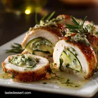 Chicken Rollatini Stuffed with Zucchini and Mozzar: Elegant 1-Hour Dinner