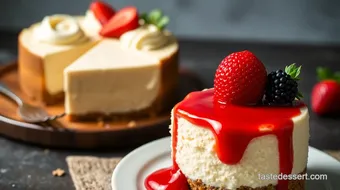 Bake Creamy Cheesecake Trio Delightfully! recipe card