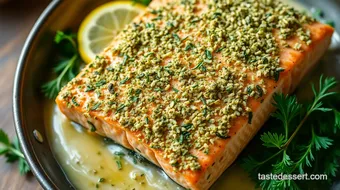 Bake Herb-Crusted Salmon with Fresh Herbs