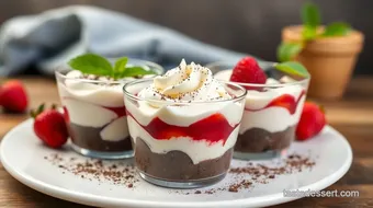 Easy black forest dessert cups: 5 Delicious Layers to Tempt Your Tastebuds! recipe card