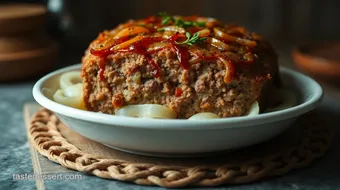 How to Make My Grandma's French Onion Meatloaf Recipe: Comfort in Every Bite recipe card