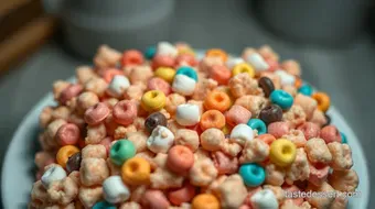 Easy Froot Loops Treats: A Colorful Twist on Classic Rice Crispy Treats recipe card