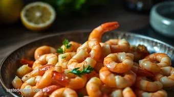 How to Make My Grandmother's Garlic Shrimp Recipe: 10 Minutes to Delicious! recipe card