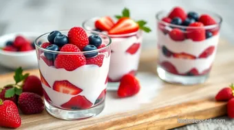 Layered Berry Mousse with Elegant Touch