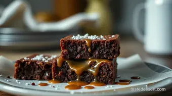 Decadent Salted Caramel Crown Royal Brownies – A Must-Try Treat! recipe card