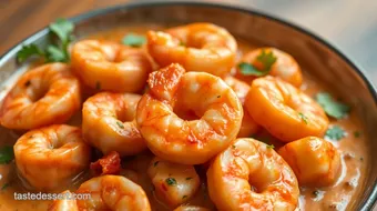 Sautéed Shrimp in Creamy Cajun Sauce