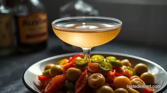 Spicy & Savory Hot and Dirty Martini: A Bold Twist on Tradition recipe card