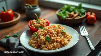 Zesty Stuffed Peruvian Red Peppers: A Family Favourite Recipe recipe card