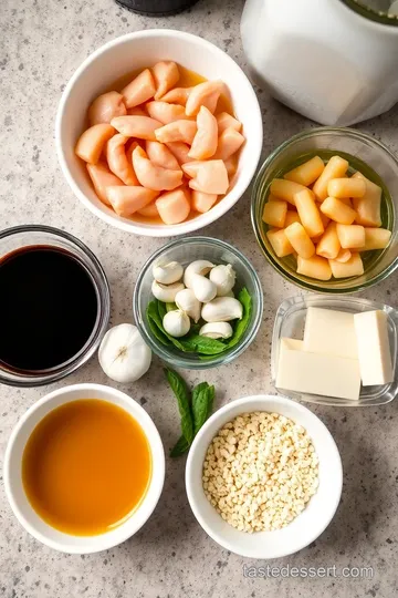 Baked Adobo Chicken Strips ingredients