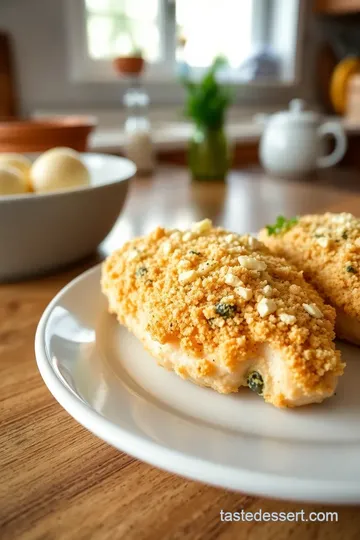 Blue Cheese Powder Herb-Crusted Chicken steps