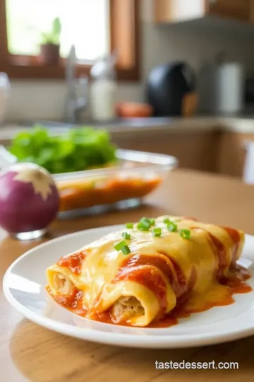 Bake Cheesy Chicken Enchiladas steps