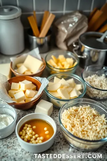 Cheesy Garlic Bread ingredients