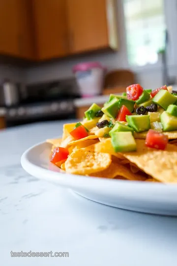 Easy Picture of Nachos with Avocado steps