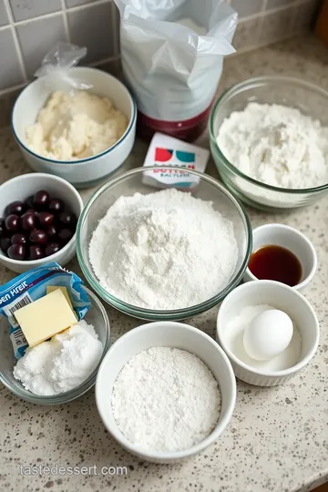 Cherry Red Dot Cookies ingredients