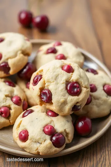 Cherry Red Dot Cookies presentation