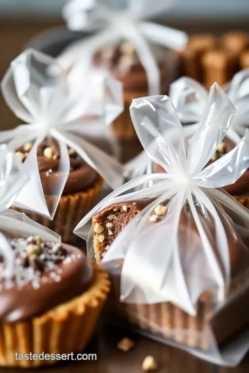 Dessert Packages – Chocolate Hazelnut Puff Pastry Pockets presentation