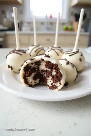 Cookies and Cream Cake Pops steps