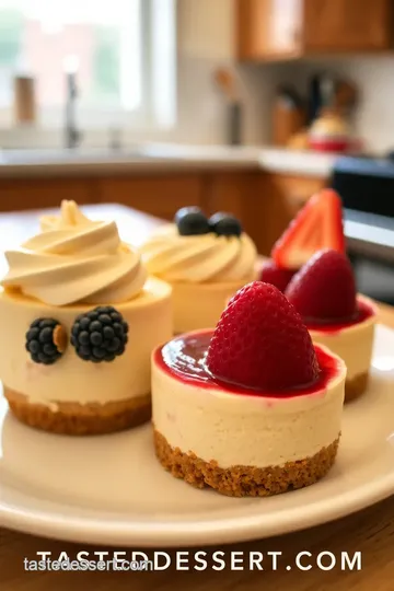 Decadent Cheesecake Tasting Trio steps