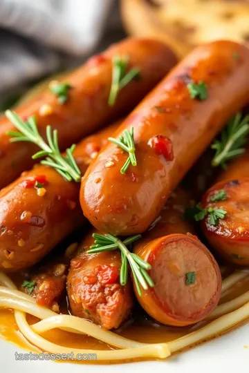 Oven-Baked Italian Sausage Recipe presentation