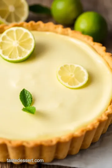 Lemon Lime Tart Recipe presentation