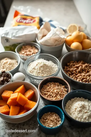 Persimmon Bars with Oatmeal Topping Recipe ingredients