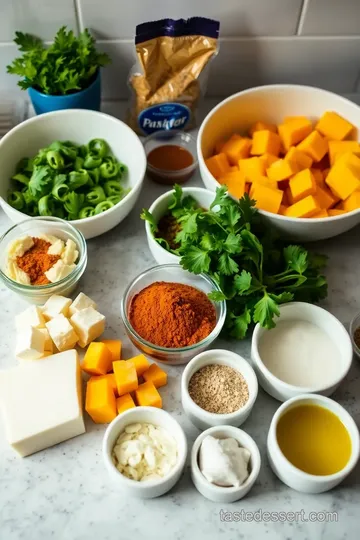 Bake Pumpkin Couscous Salad with Feta ingredients