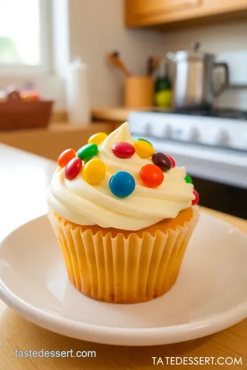 Skittles Rainbow Cupcakes steps