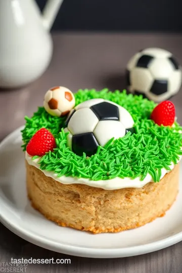 Soccer Cake presentation