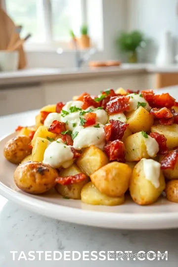 Crispy Baked Baby Potatoes with Creamy Dressing steps