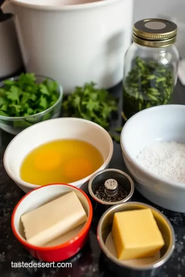 Delicious Baked Chicken with Herbs ingredients