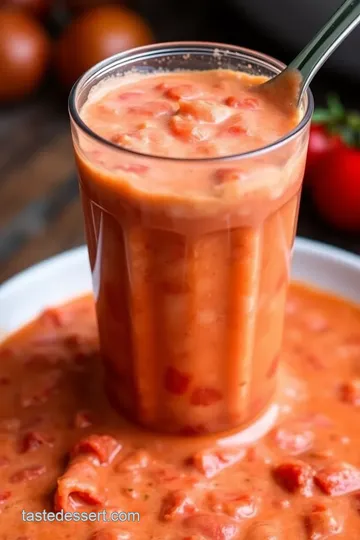 Creamy Tomato Soup presentation