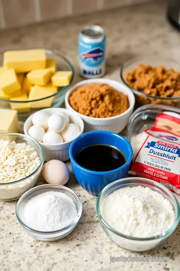 Buffalo Bills Desserts: 5 Deliciously Spicy Cookie Bar Treats! ingredients