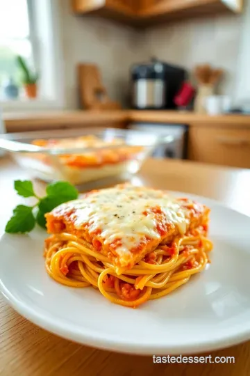 Cheesy Spaghetti Pie Delight steps