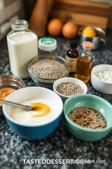 Coconut Chia Seed Pudding with Berries ingredients