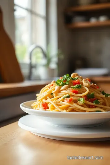 Chilled Pasta with Peanuts and Veggies steps