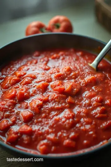 Classic Homemade Pizza Sauce presentation