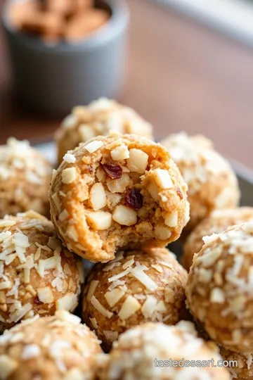 Coconut Almond Bliss Bites presentation