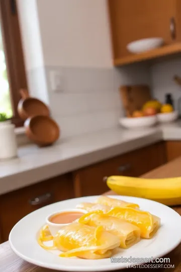 Coconut and Mango Rice Paper Rolls steps