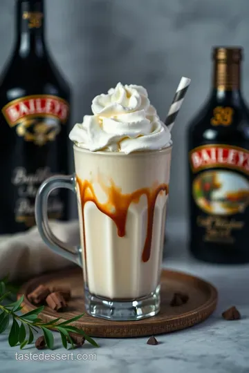 Creamy Baileys Bliss: A Delightful Milk Drink presentation