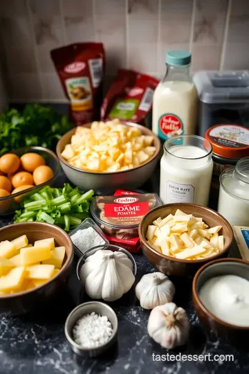 Creamy Edam Cheese Potato Bake ingredients